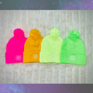 DreamAwake logo neon beanie