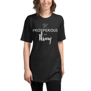 Thriving affirmation tri-blend