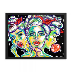 Space Candy Framed poster